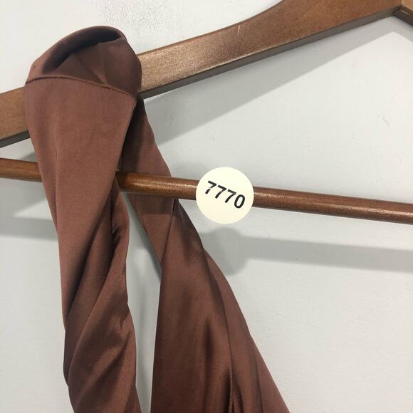 NWT Free People Victoria Maxi Dress In Chocolate Lava Size 8 - Picture 6 of 13